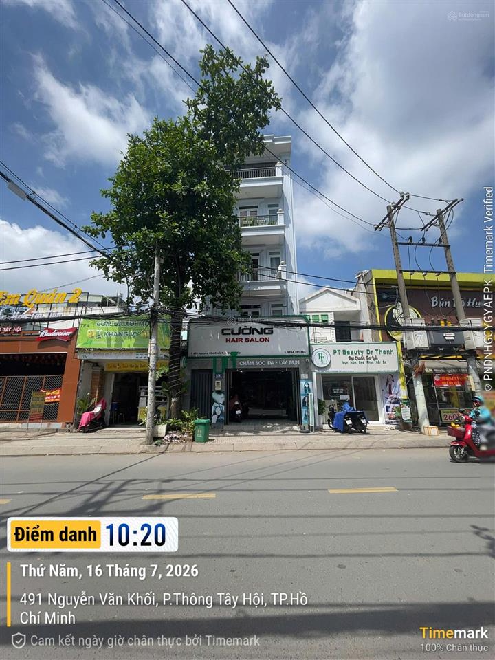 Bds đầu tư, 24 về 20.8 tỷ, tòa 5 tầng mt nguyễn văn khối, dt 5.8x25m, 560m2 sàn.