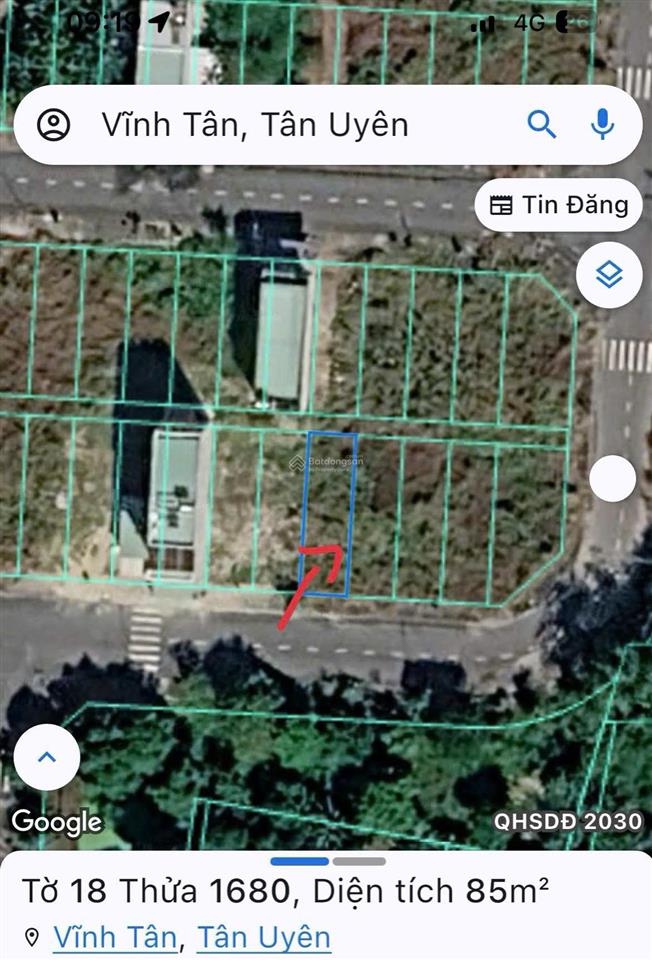 Cần bán lô đất đẹp vĩnh tân tân uyên, nay thuộc tp.hcm sở hữu lô đất đẹp với mức giá 1,5 tỷ!