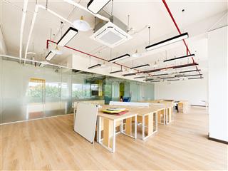 Cho thuê mặt bằng 150m²  hoàn thiện  free pql lên đến 9 tháng  vsip 1