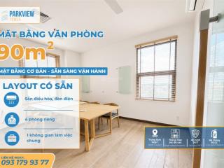 Mặt bằng văn phòng thuê 90m2  free pql lên đến 9 tháng  kcn vsip 1