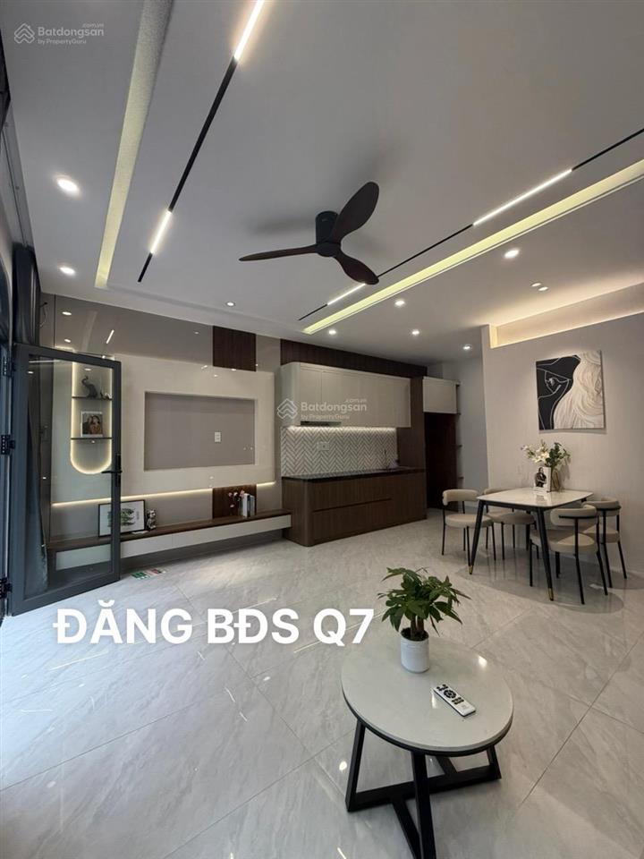 Quận 7 bán nhà mới 2 tầng 64m2 sàn  full nội thất  trục huỳnh tấn phát  giá 4.58 tỷ