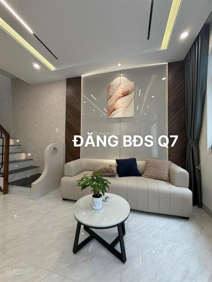 Quận 7 bán nhà mới 2 tầng 64m2 sàn  full nội thất  trục huỳnh tấn phát  giá 4.58 tỷ
