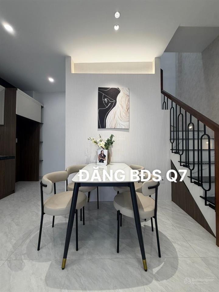 Quận 7 bán nhà mới 2 tầng 64m2 sàn  full nội thất  trục huỳnh tấn phát  giá 4.58 tỷ