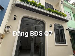 Quận 7 bán nhà mới 2 tầng 64m2 sàn  full nội thất  trục huỳnh tấn phát  giá 4.58 tỷ