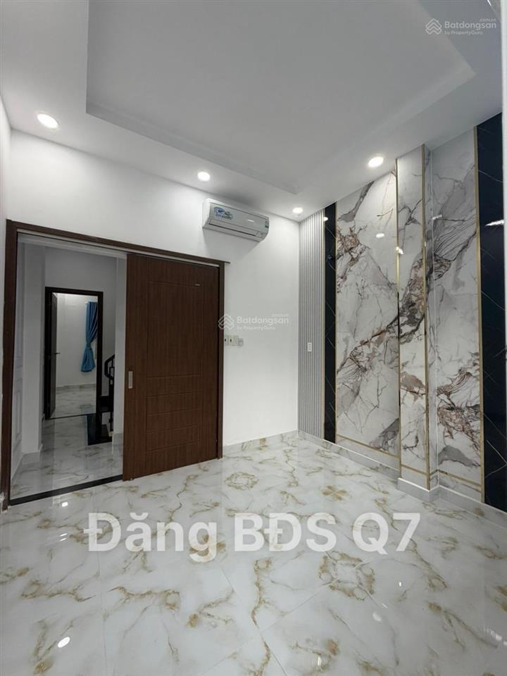 Quận 7 bán nhà 3 tầng 90m2 sàn  xe hơi tới cách nhà vài bước  trục bùi văn ba  giá 4.86 tỷ.