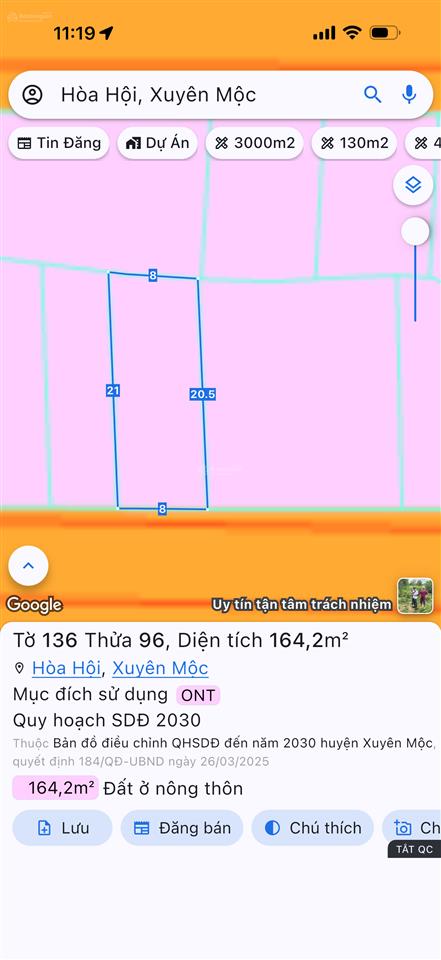 Bán lô đất full thổ cư giá chỉ 750tr