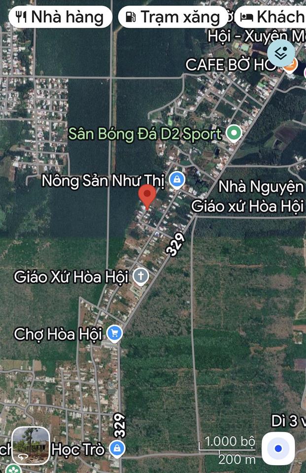 Đất có thổ cư sát tl 329, hoà hội, tphcm