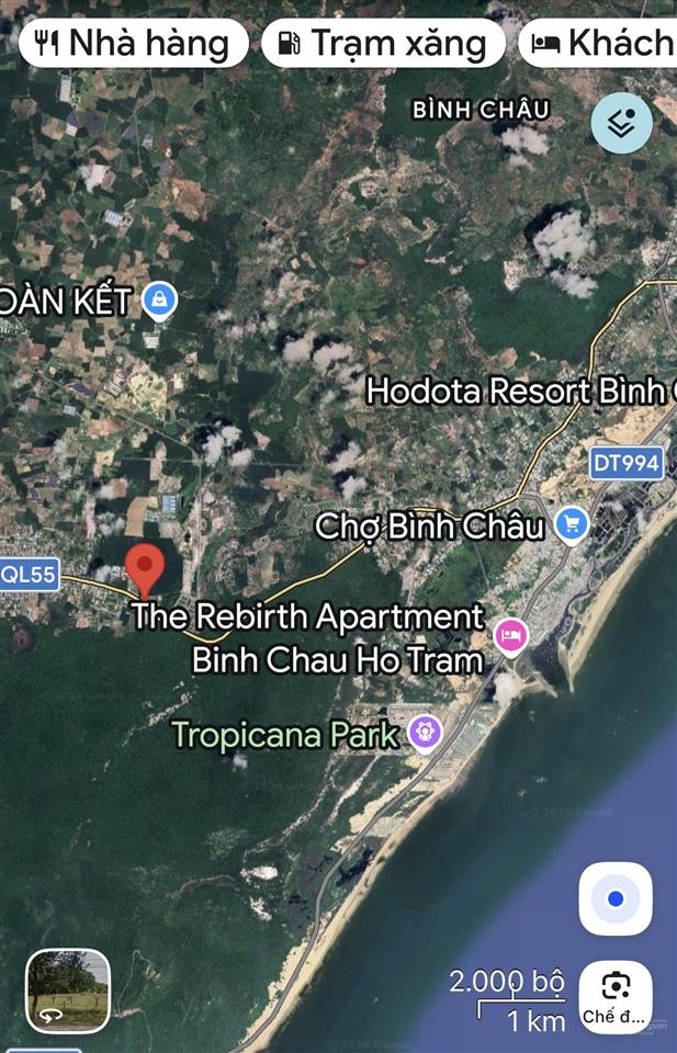 Cần bán lô đất tại xã xuyên mộc tphcm cách biển bình châu 4km, cách ql 55 100m
