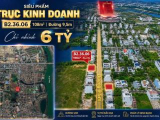 Bán gấp đất nền fpt city đà nẵng, giá tốt, 108m2, mặt tiền 6m