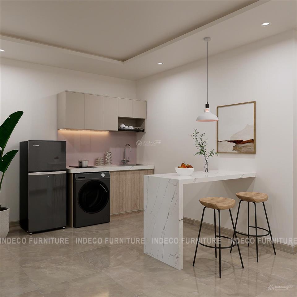 Siêu phẩm mới xây 1 phòng ngủ nằm ngay ga metro  thiết kế tông màu kem sang trọng đầu tư chỉn chu