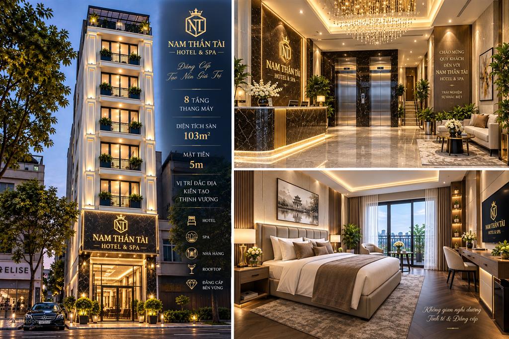 Khách sạn mặt phố châu long 105m 8 tầng dòng tiền ổn định giá nhỉnh 80 tỷ
