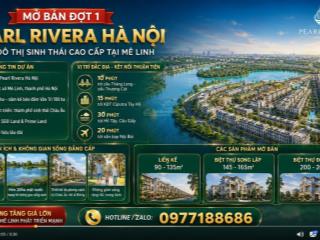 Chính thức công bố dự án pearl rivera mê linh