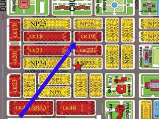 Bán lô góc 2 mặt tiền dự án xây dựng hà nội (xdhn) 188,2m2 đường 17m. sổ hồng cá nhân