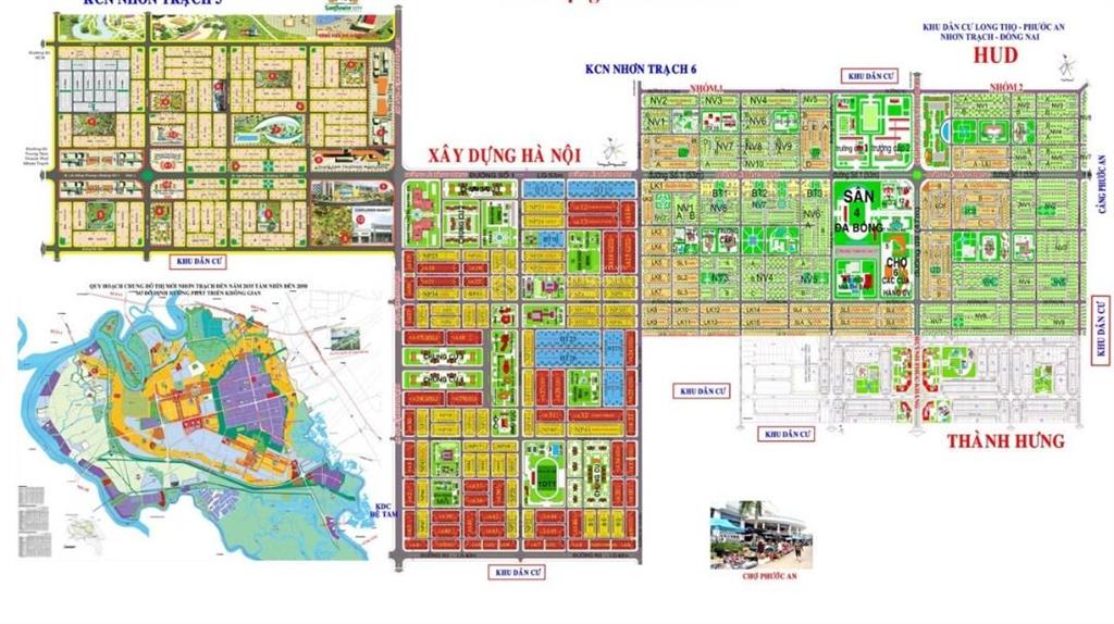 Bán lô góc 2 mặt tiền dự án hud, xã phước an. đồng nai. dt 197m² đường 20m. sổ hồng cá nhân