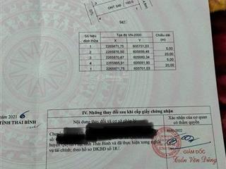 Lô đất thái thịnh  thái thụy  thái bình đường ô tô tránh nhau gần ủy ban trường học vài