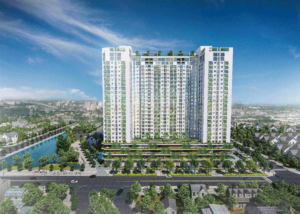 Căn hộ tầng 25, ban công hướng đông nam nhìn xuống sông thanh hà