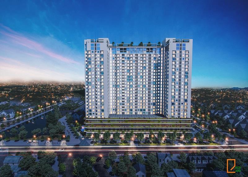Căn hộ tầng 25, ban công hướng đông nam nhìn xuống sông thanh hà