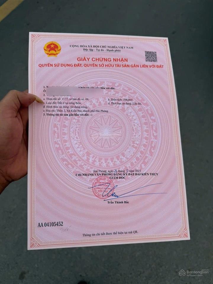 Siêu phẩm hàng hiếm mặt đg trục xã trung tâm xã tú sơn kinh doanh buôn bán .dt 100m2 ngang 4,75m ..