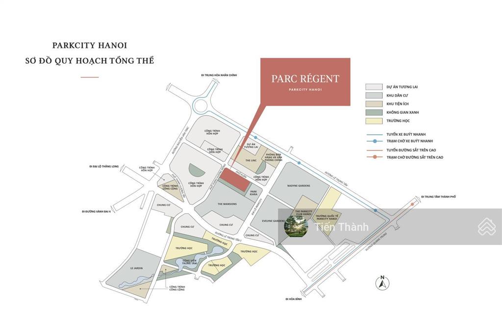 Căn hộ cao cấp 145m2 parc regent (3pn+1)  parkcity hà nội.