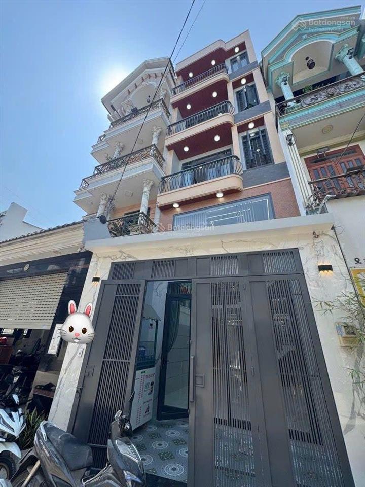 Nhà 5 tầng mới  đường 6m  gần chợ hồ văn long  bà hom  tân tạo (4.5x15m) 4pn  chỉ 7.7 tỷ