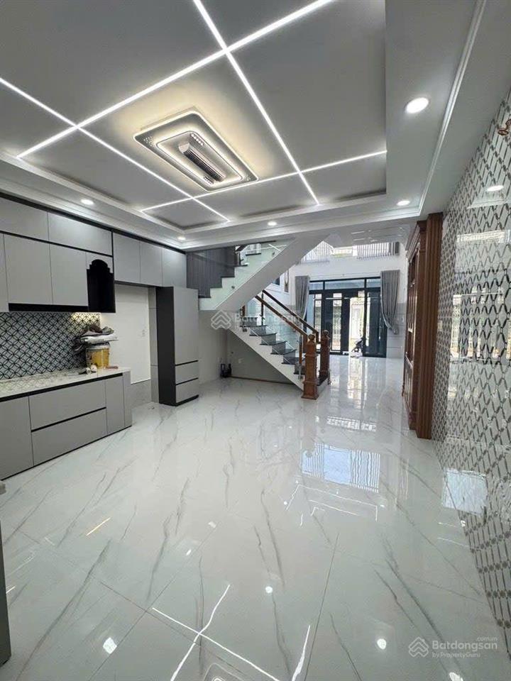 Nhà 5 tầng mới  đường 6m  gần chợ hồ văn long  bà hom  tân tạo (4.5x15m) 4pn  chỉ 7.7 tỷ