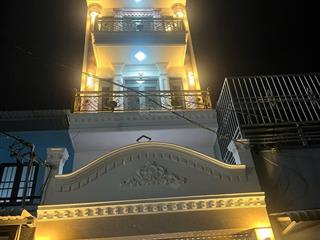 Nhà đẹp bến lội  gần kênh tham lương  (4x17m)  4pn  hẻm 8m  4 tầng  chỉ 7.5 tỷ