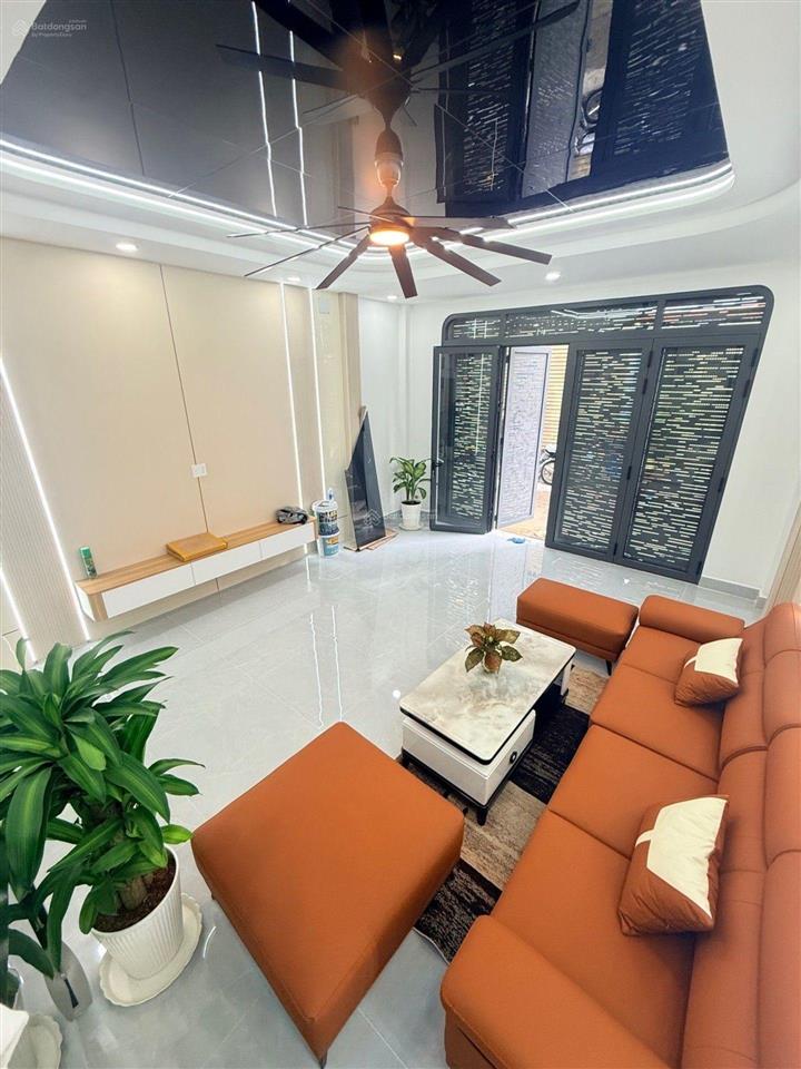 Nhà mới 2 tầng  hương lộ 2  70m2 (5x14m) 3pn  full nội thất  hxh thông  gần 4 xã  chỉ6.55ty