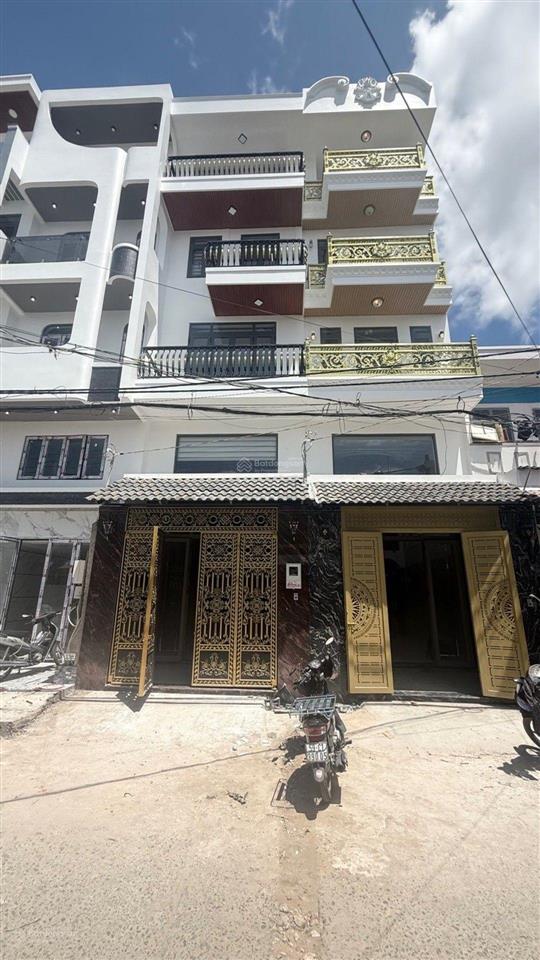 Nhà mới đẹp  5 tầng (4x16m) 5pn  khu đồng bộ  tân hòa đông  giáp quận 6  hẻm 8m  chỉ 7.8 tỷ