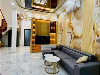 Căn góc 4 tầng  7.5x10m²  full nội thất nhà mới 100%  huỳnh tấn phát, nhà bè  cách mt 50m²