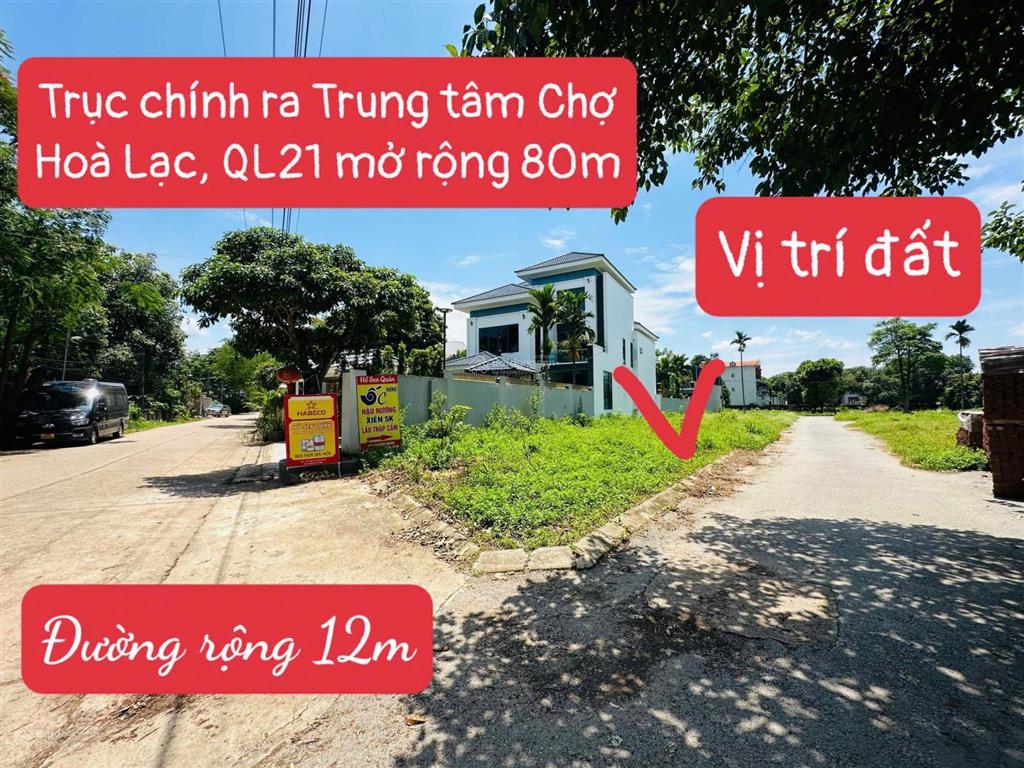 Bán đất tại xã bình yên, huyện thạch thất, hà nội, giá siêu hời cho khách hàng