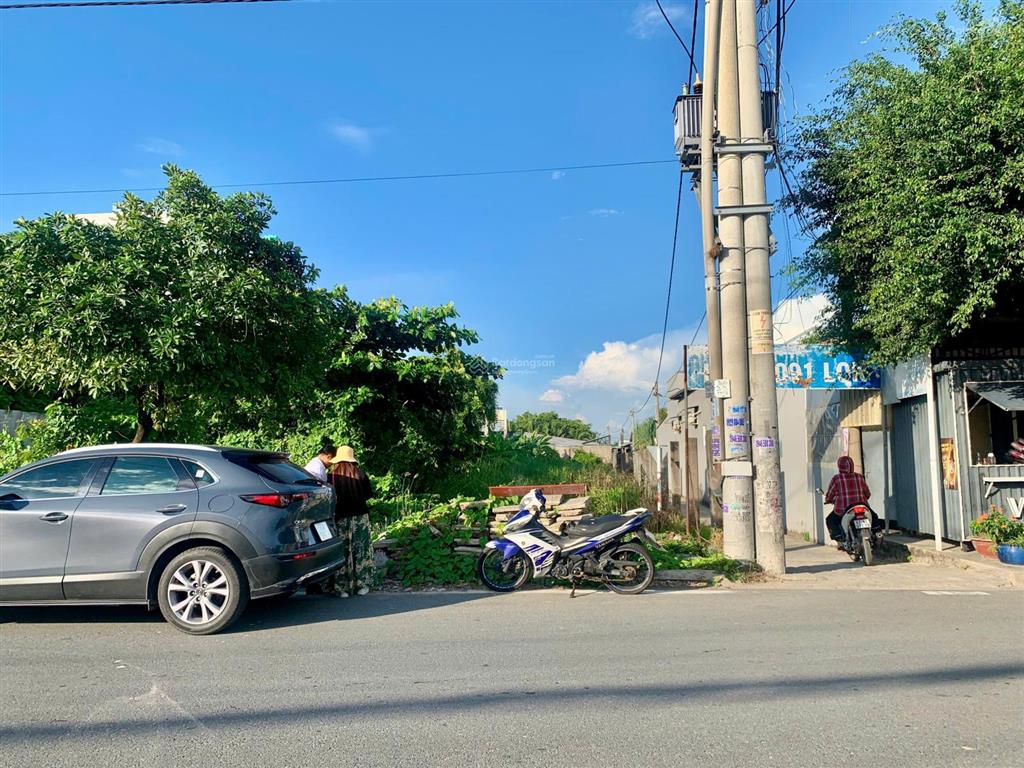 Bán nền 2 mặt tiền lâm quang ky  hẻm 1m5