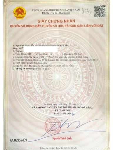Cần bán đất nền vị trí đẹp giá tốt