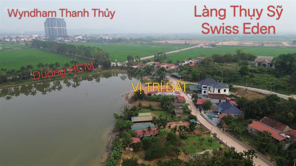 Siêu phẩm thanh thủy 1116,4m2! đất nghỉ dưỡng, nhà hàng, khách sạn. sát mặt view hồ
