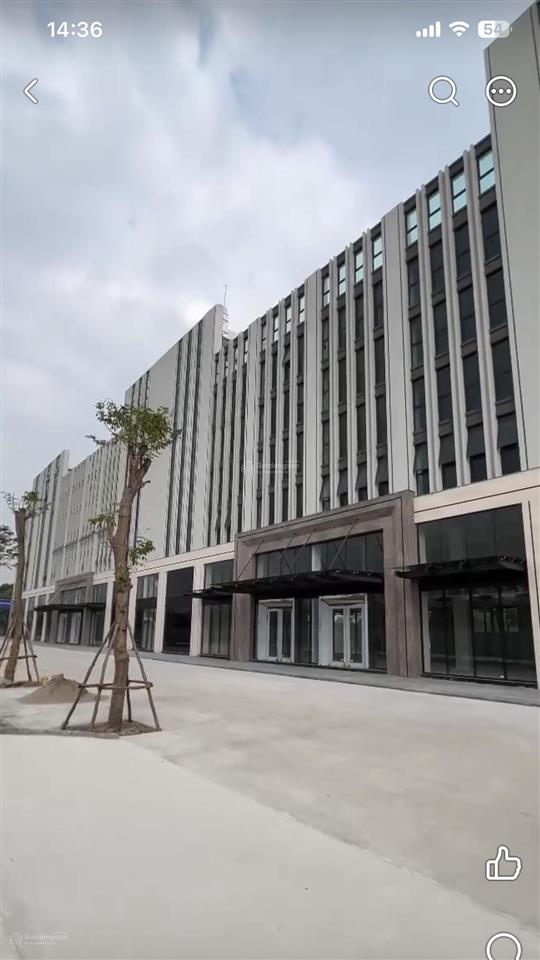 Cho thuê tòa nhà vp kđt việt hưng  4 thang máy, thang hàng  pccc đạt tiêu chuẩn xuất vat bv 24/