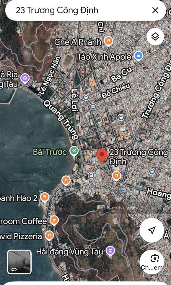 Chính chủ bán nhà mặt tiền đường trương công định, tp vũng tàu, kế bên khách fusion suites