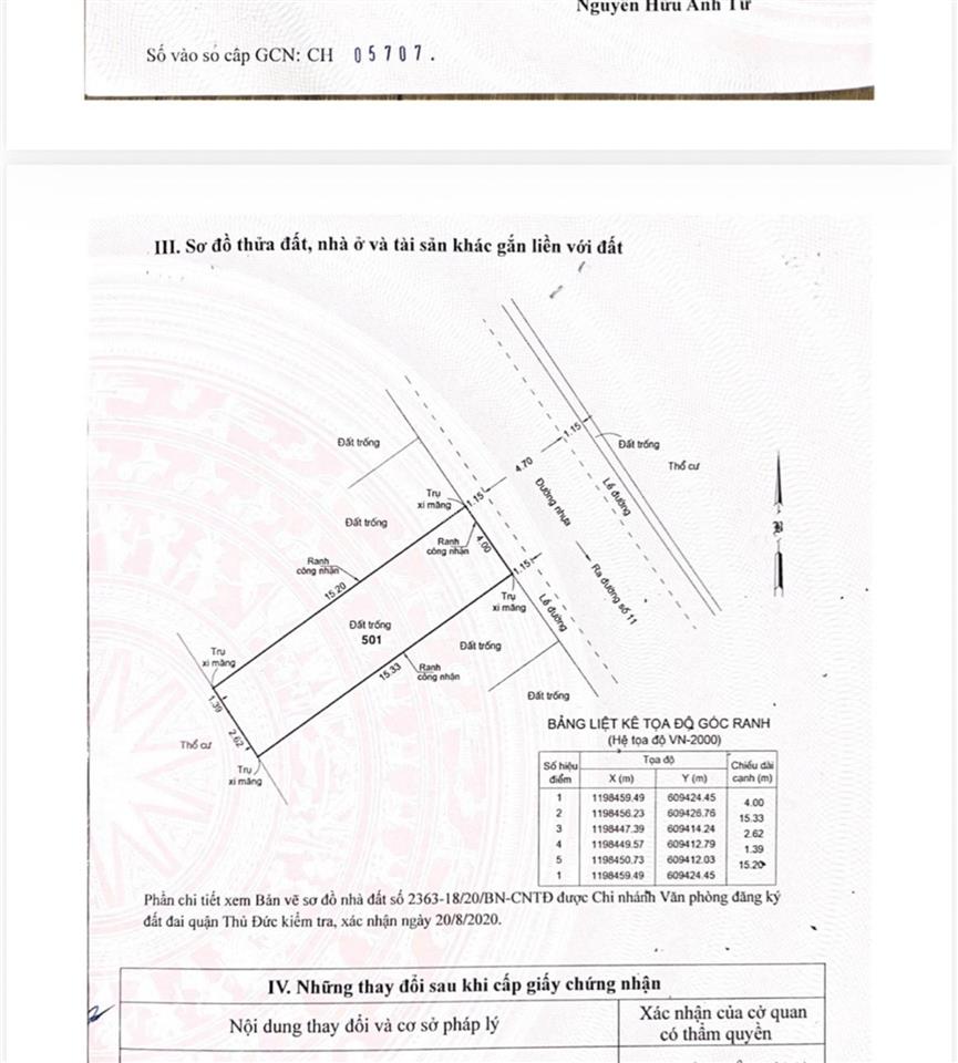 Chính chủ cần bán gấp kdc center home trường thọ, giá đầu tư