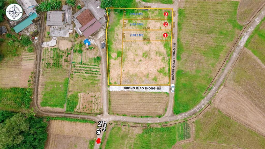 Bán đất sát kcn vsip quảng trị tại xã hải lâm, 440 triệu, 150m2, bao đẹp giá cực chất