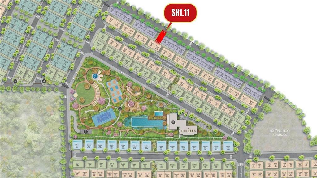 Bán shophouse giá cạnh tranh the fullton, 23 tỷ, 160,5 m2, mặt tiền 10,7m rộng ngang căn song lập