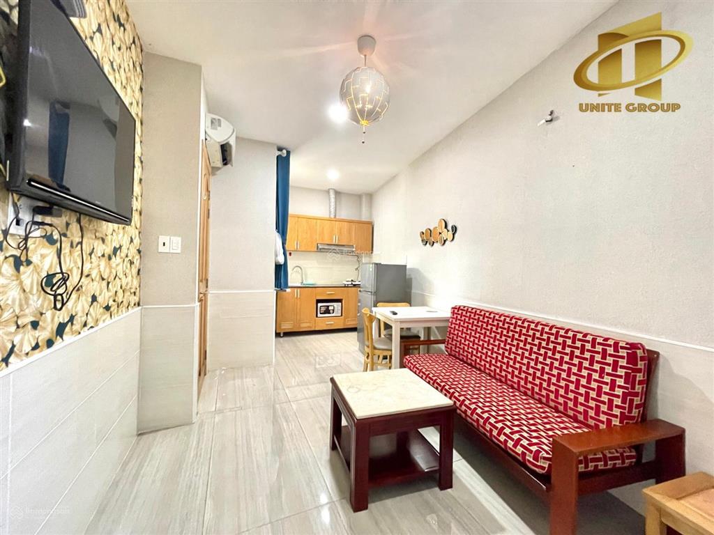 Cho thuê căn hộ 1pn quận 4 gần cầu ông lãnh, bến vân đồn, đh luật có thang máy, máy giặt riêng