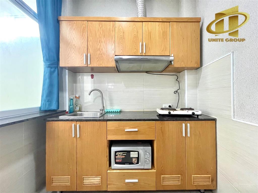 Cho thuê căn hộ 1pn quận 4 gần cầu ông lãnh, bến vân đồn, đh luật có thang máy, máy giặt riêng