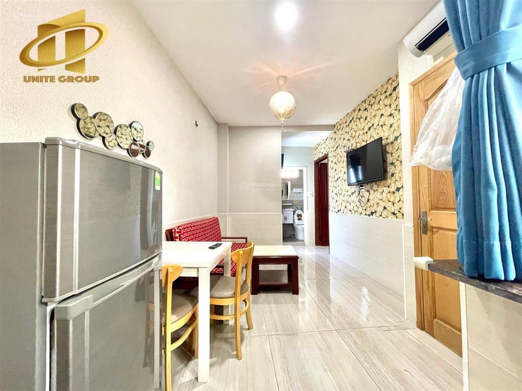 Cho thuê căn hộ 1pn quận 4 gần cầu ông lãnh, bến vân đồn, đh luật có thang máy, máy giặt riêng