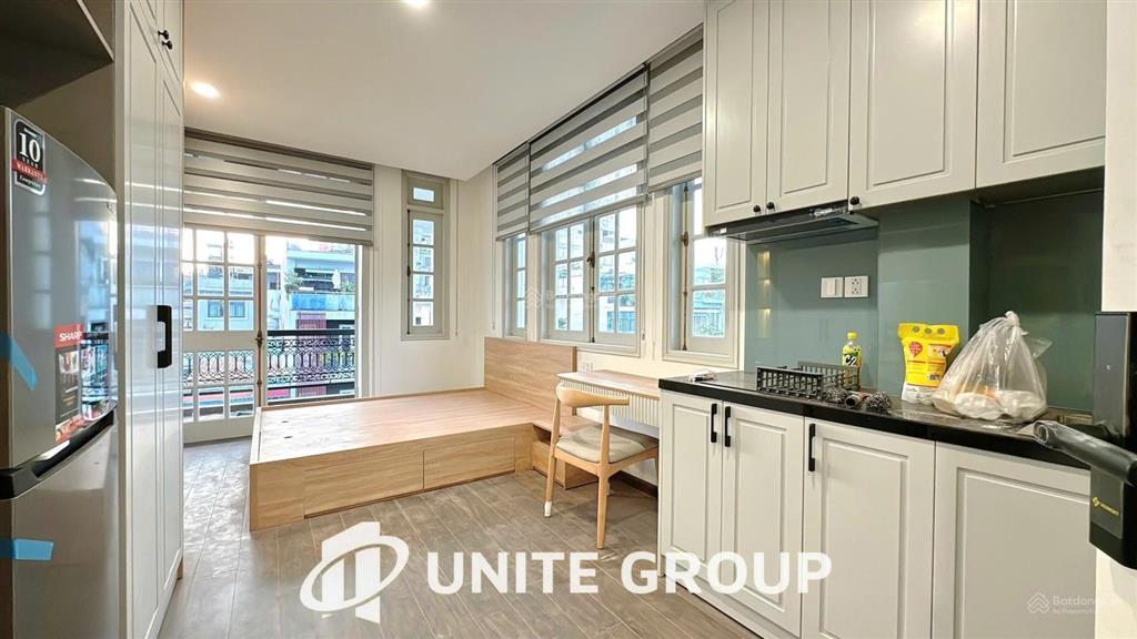 Cho thuê căn hộ quận 10 gần huflit, vạn hạnh mall đầy đủ nội thất, ban công, thang máy, bảo vệ