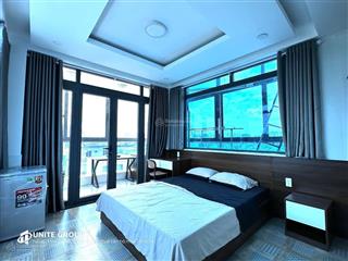 Cho thuê căn hộ quận 1 có ban công, full nội thất gần bộ công an, bùi viện, cầu nguyễn văn cừ