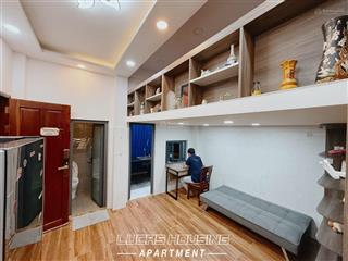 Cho thuê căn hộ có gác quận 1 gần bùi viện, chợ bến thành, full nội thất tách bếp, thang máy duplex