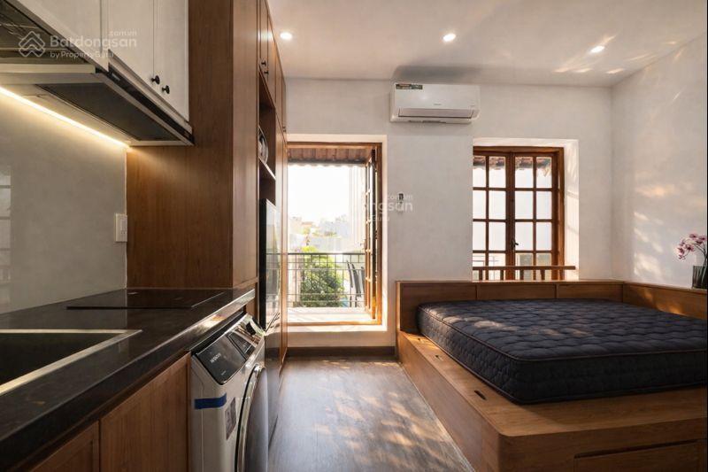 Cho thuê căn hộ full nội thất tân định quận 1, có ban công, gần nhà thờ đức bà, máy giặt riêng