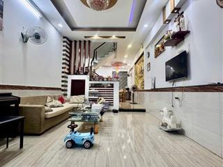 Nhà hẻm ô tô phạm văn chiêu  gần chợ thạch đà  p.an hội tây, gò vấp  4 tầng  81m2  8.x tỷ