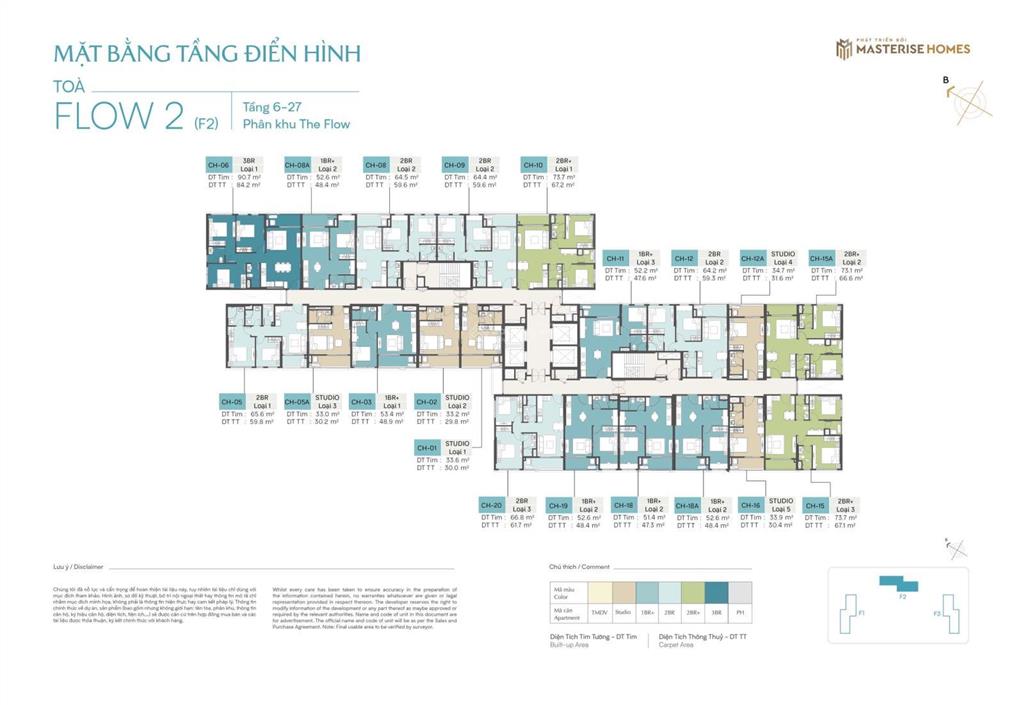 Bán 1pn + tầng trung tại masteri era landmark