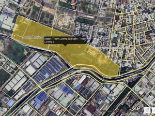 Bán đất 223m2 full thổ cư ngang 8m, cạnh metro deport tham lương , đường tân thới nhất