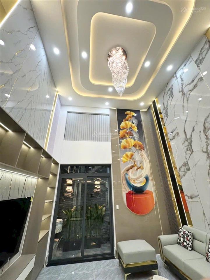Nhà 5 tầng thạnh lộc 31, q.12 63m hẻm ô tô tặng full nội thất chỉ 6,5tỷ diện tích 63m