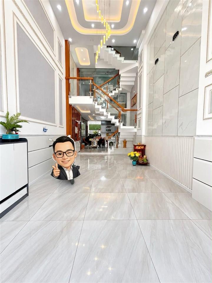 Nhà 5 tầng nhà phố đẹp hẻm ô tô thông 7 chỗ ngủ trong nhà ngộp bank giá 6.35tỷ tl n
